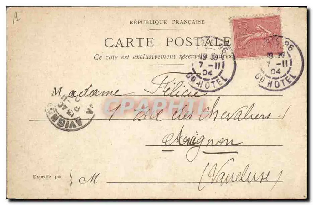 Boulevard Montmartre — nächtliche Szene vor den Folies Bergère — Verleger Georges Lepine, Paris - Rückseite