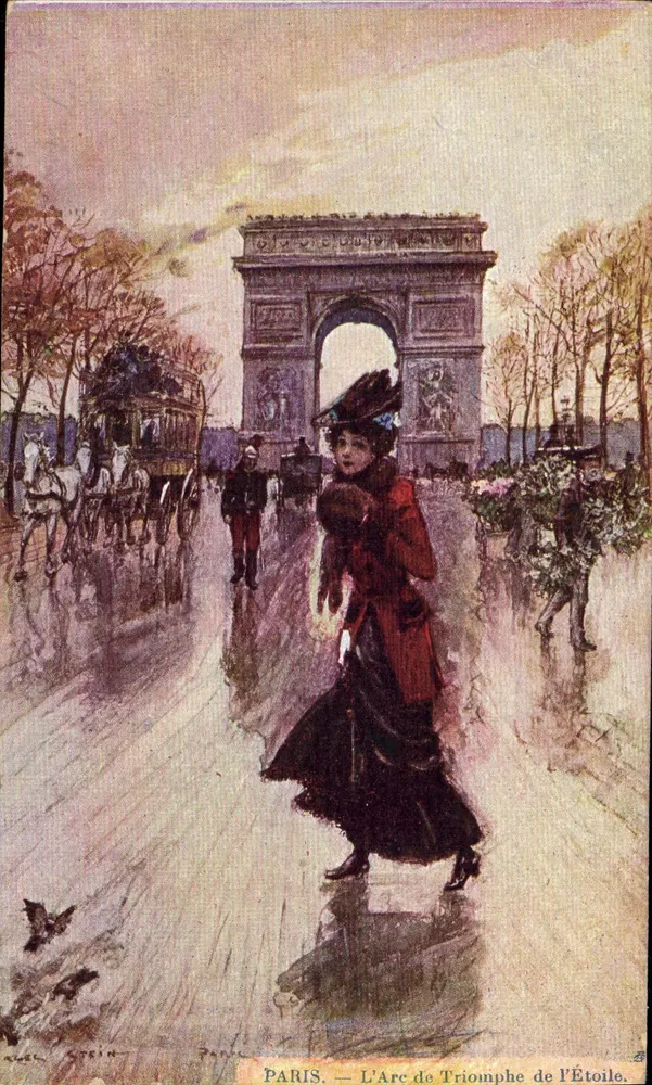 Paris — Ansicht des Arc de Triomphe de l'Étoile — A. Stein - Vorderseite