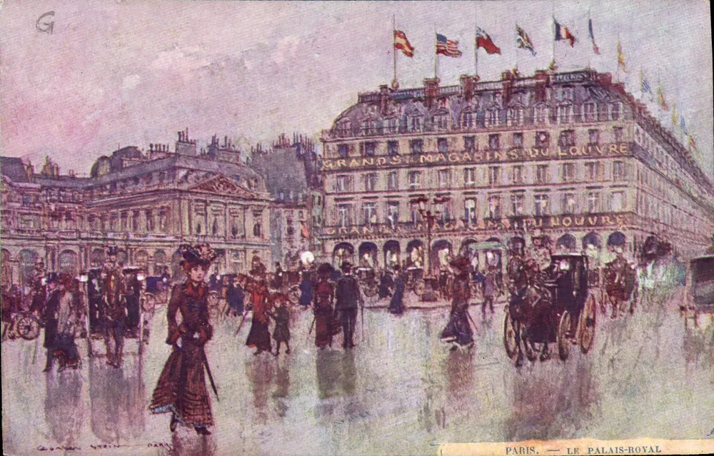Paris — Das Palais-Royal — Grands Magasins du Louvre - Vorderseite