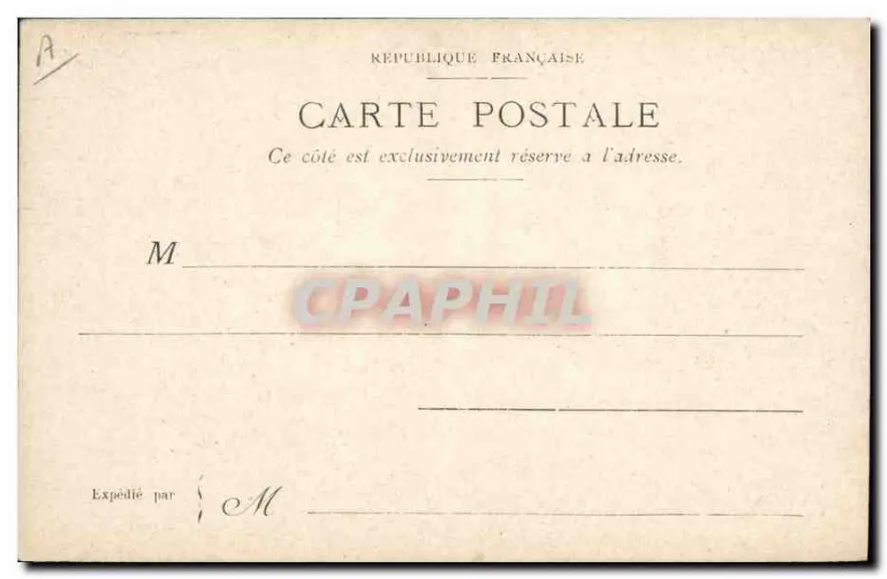 Paris — Das Palais-Royal — Grands Magasins du Louvre - Rückseite