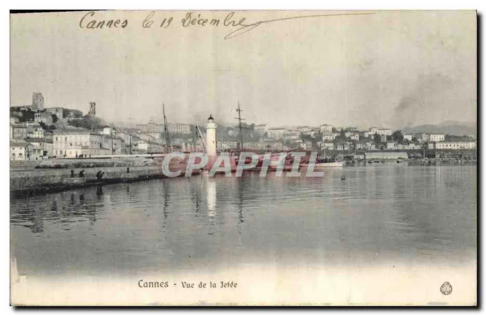 Cannes - Blick auf die Jetée — Verlag W. Stocker, Cannes, n° 290 - Vorderseite