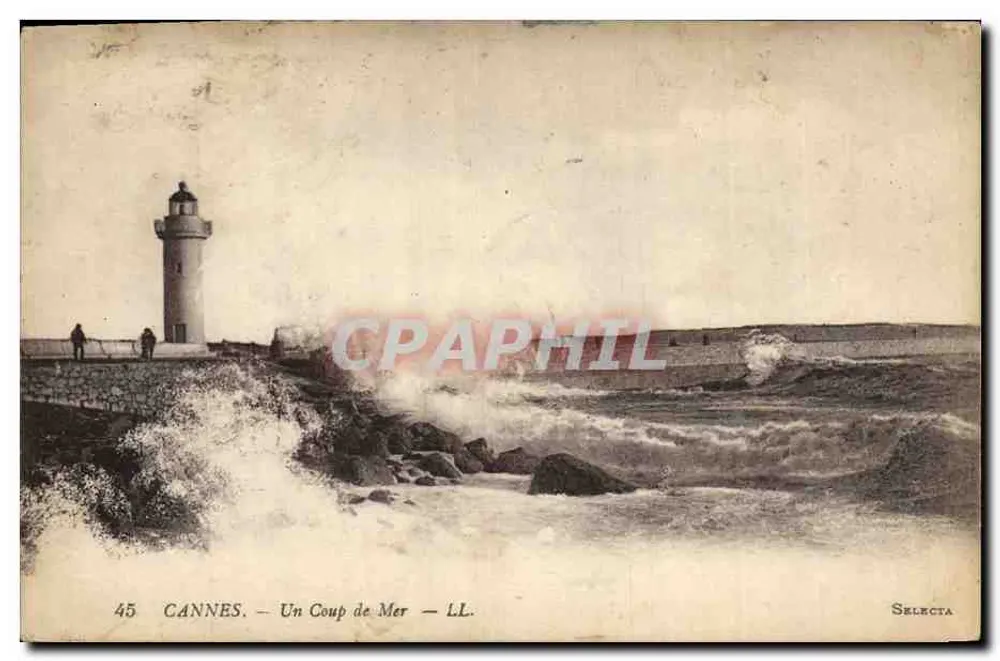 CANNES — Un Coup de Mer — Selecta, n°45 - Voorkant