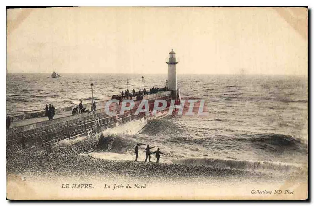 Le Havre — La Jetée du Nord — Collections ND Phot - Recto