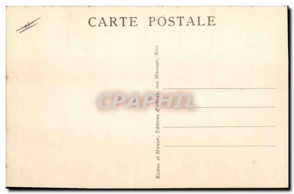 Antibes - Der Hafen und das Fort Carré - RM - Rückseite