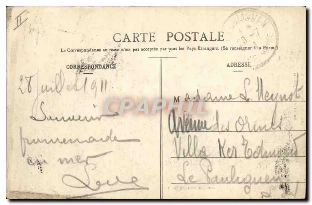 Le Grand Charpentier — Leuchtturm der Loire — Colle-Ausgabe n°196 - Rückseite