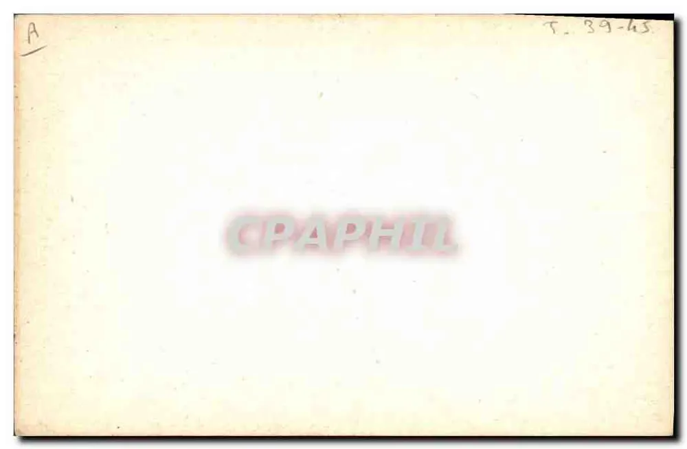 Geral de Gaulle — retrato militar — E.R. Paris - Verso