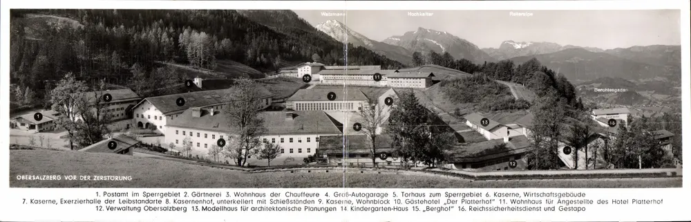 Obersalzberg vor der Zerstörung — Ernst Baumann, Nr. 12 - Vorderseite
