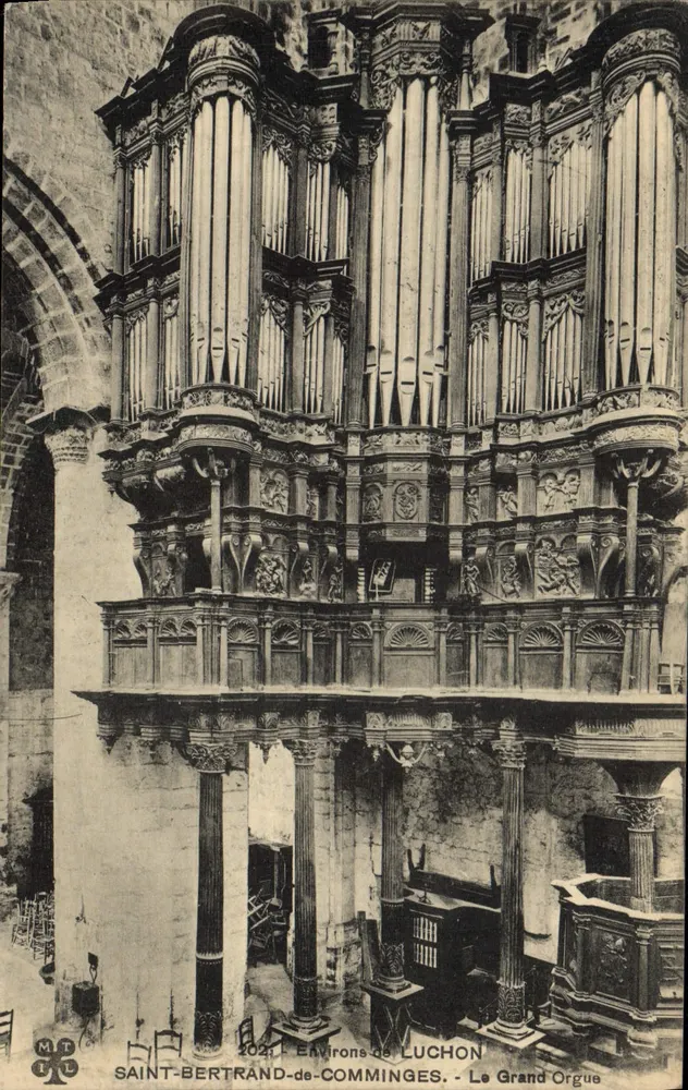 Saint-Bertrand-de-Comminges — Das Große Orgel — MT Luchon - Vorderseite