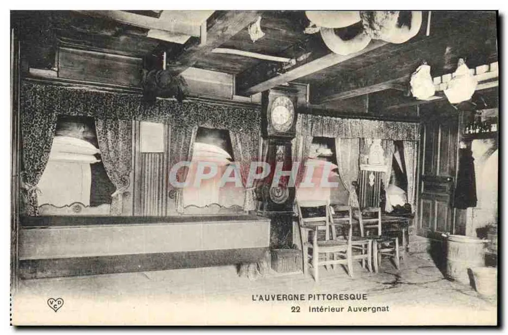 Pittorelle Auvergne — Innenraum aus Auvergne — n°22 - Vorderseite