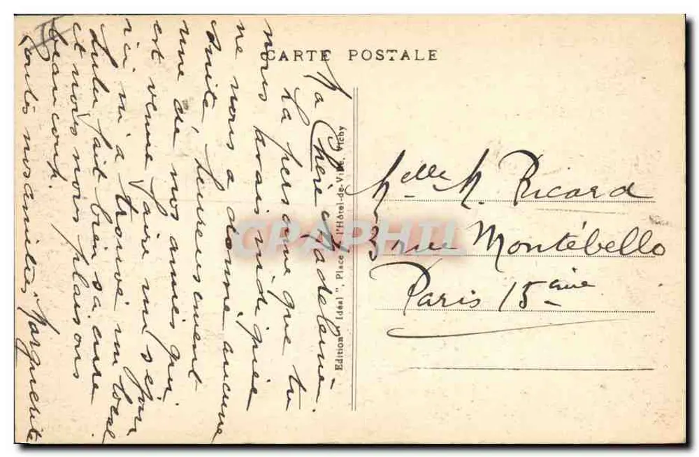 Auvergne-Innenraum — Das pittoreske Auvergne — Édition Idéal - Rückseite