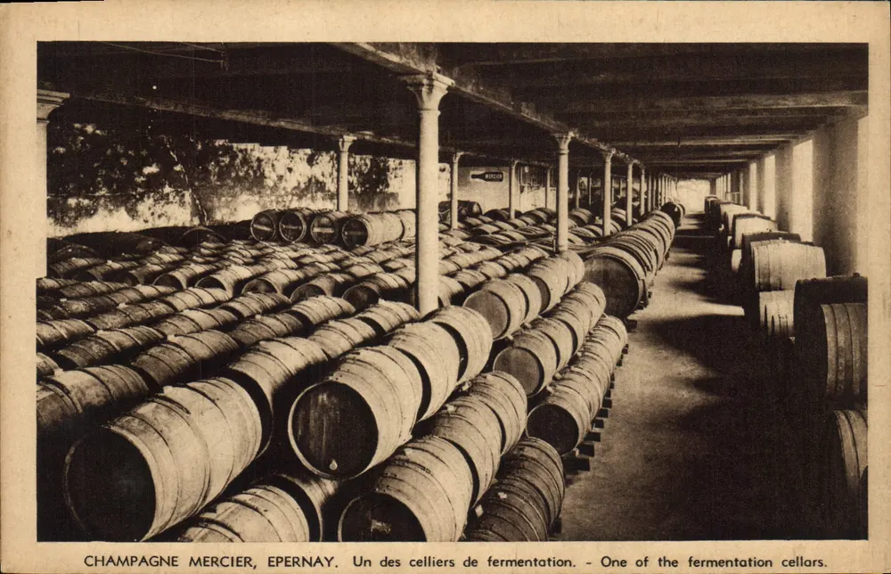 Champagne Mercier, Epernay — Ein Fermentationskeller — ARICO - Vorderseite