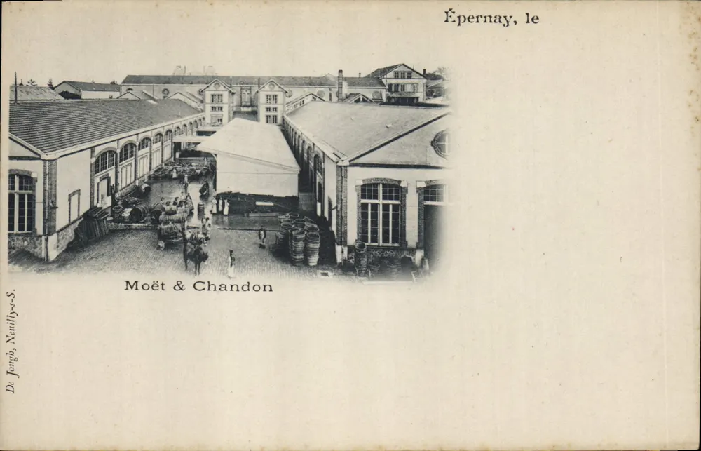 Épernay, a — Fábrica Moët & Chandon — Dr. Joügh, Neuilly-s.-S. - Frente