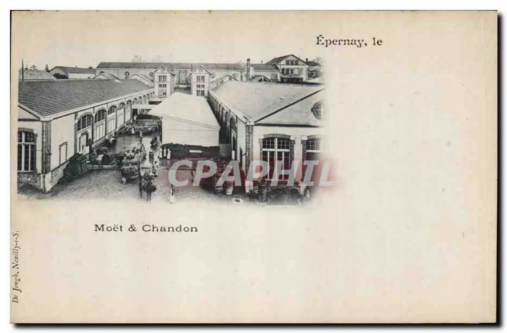 Épernay — Cantine Moët & Chandon — editore De Jough, Neailly-s.-S. - Recto