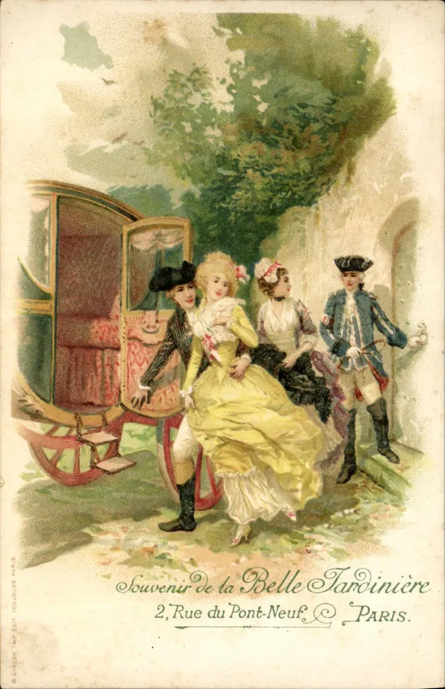 Souvenir de la Belle Jardinière — Paris — Verlag B. Spinner, Toulouse - Vorderseite