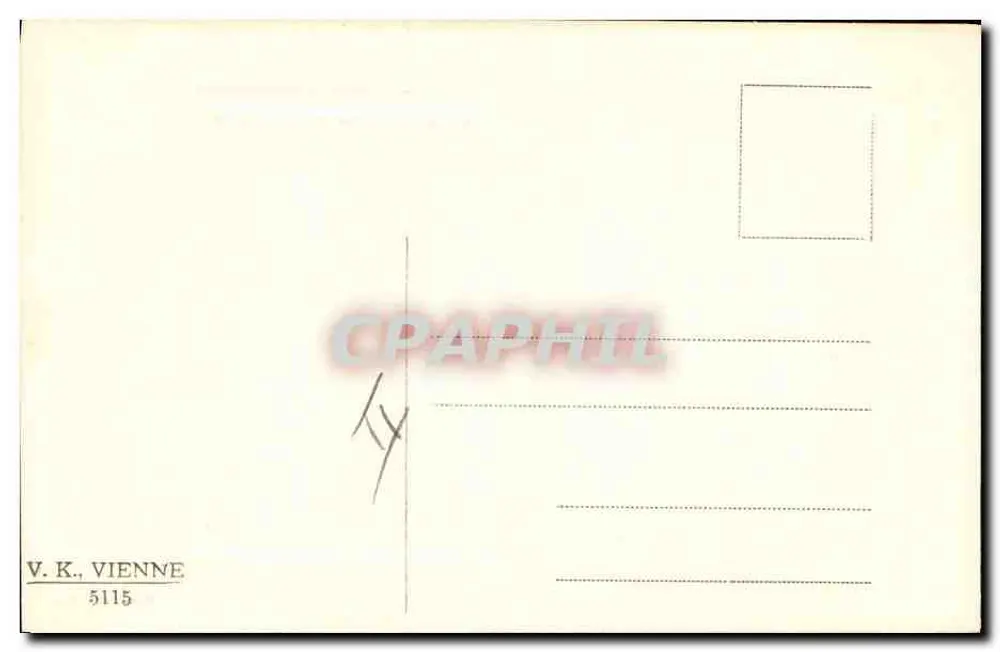Scena invernale — Vienna — V.K., Vienna 5115 - Verso