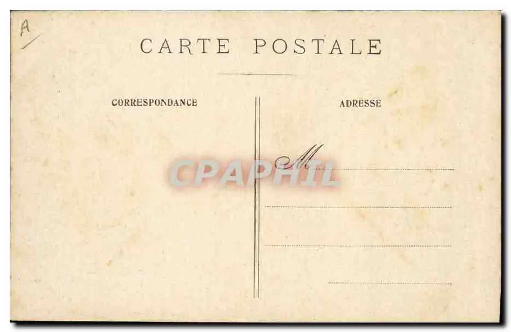 Paris — Der Bois de Boulogne — Radierung von C. Carpentier - Rückseite