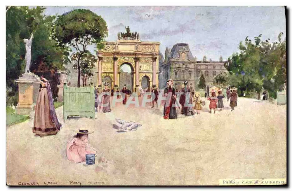 Parijs - Cour du Carrousel — Georges Stein, Parijs, Touraine - Voorkant