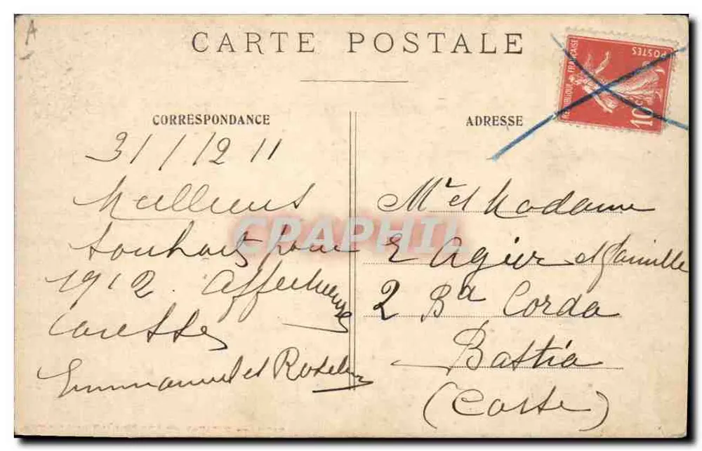 Paris — Notre-Dame von der Île Saint-Louis aus gesehen — Verlag unbekannt, Nr. 4 - Rückseite