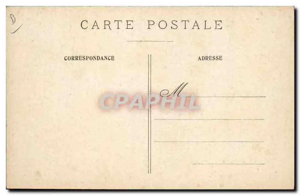 Paris — Ansicht des Bois de Boulogne — Carrère & Cie - Rückseite