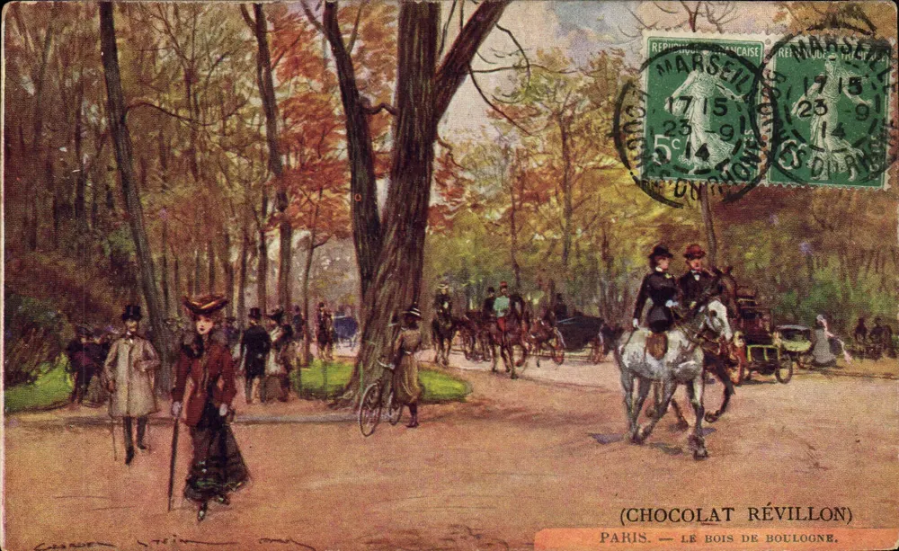 Paris — Le Bois de Boulogne — Chocolat Révillon - Vorderseite