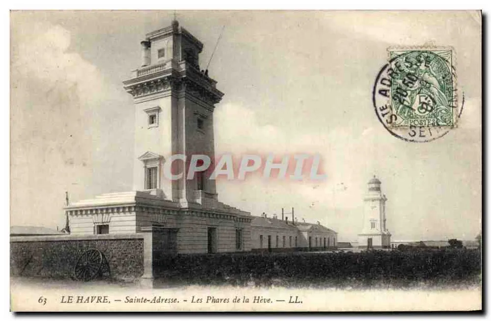 Die Leuchttürme von La Hève — Sainte-Adresse — LL. — Le Havre - Vorderseite