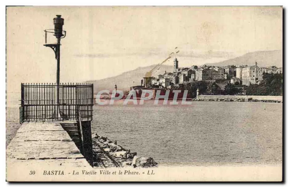 Bastia - Die Altstadt und der Leuchtturm - LL - Vorderseite
