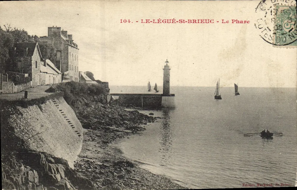 Le Légué-St-Brieuc — Molo — wydawnictwo Barbouil, St-Brieuc, nr 104 - Awers
