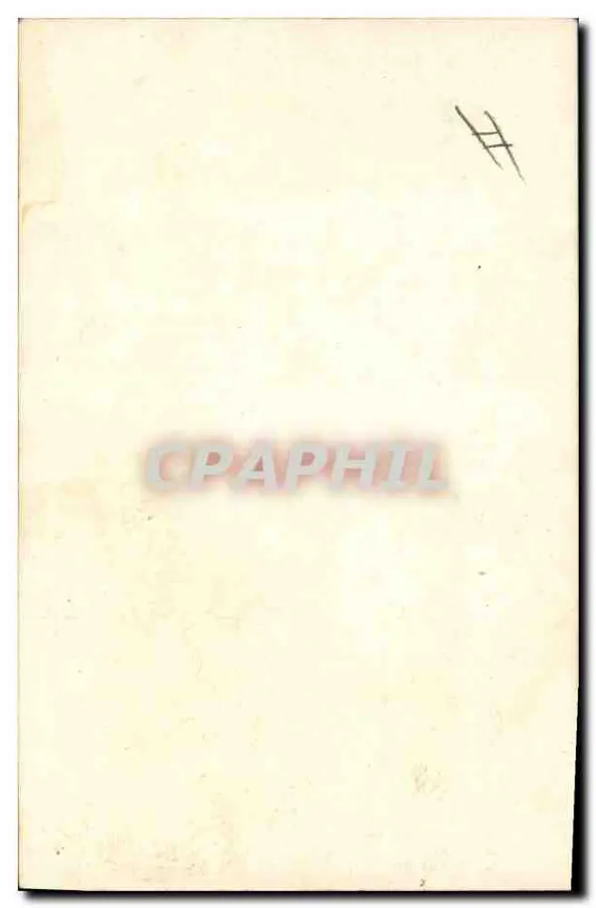 Geral de Gaulle — retrato em uniforme — E.R. Paris - Verso