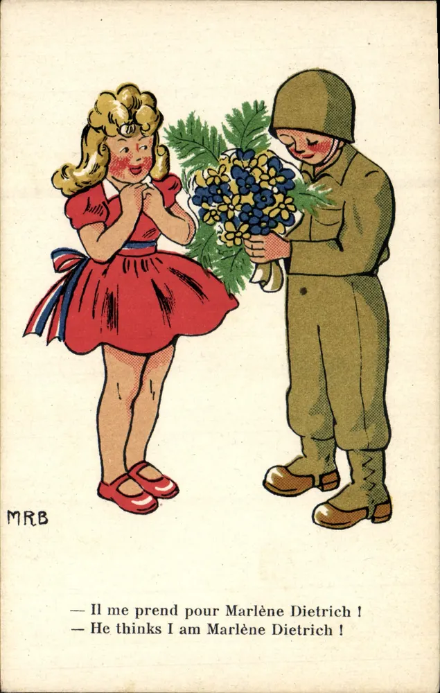 Kind und Soldat — Humor — MRB - Vorderseite