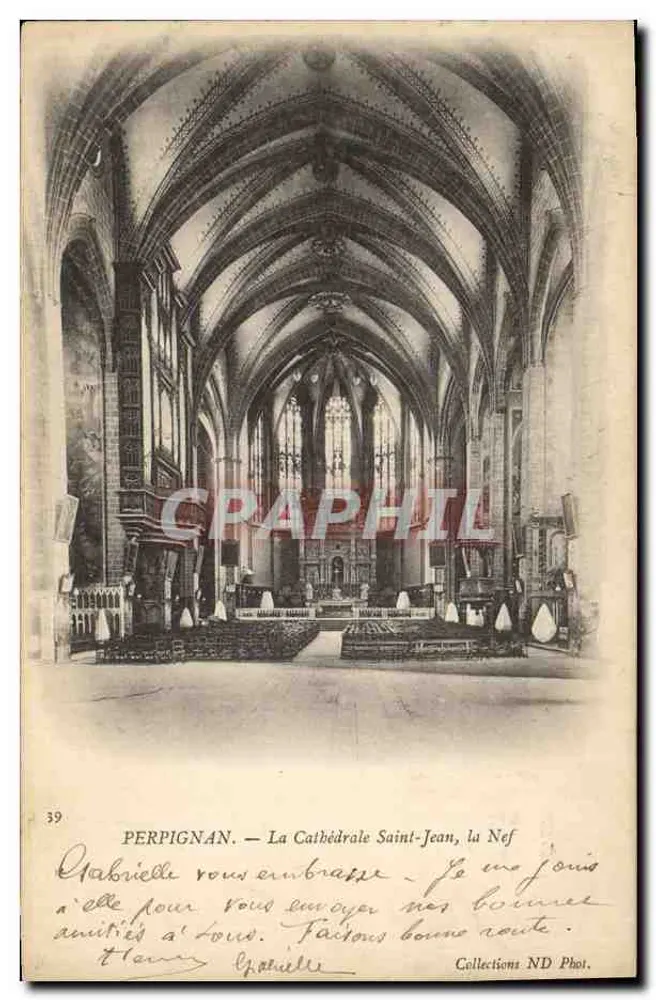 Perpignan — Die Kathedrale Saint-Jean, die Kirche — Collections ND Phot. n°39 - Vorderseite