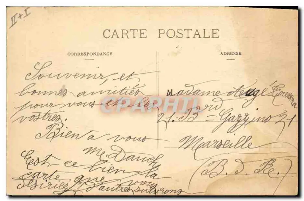 Innenansicht der Kathedrale Saint-Jean — Perpignan — Verlag H. M. R. Nr. 30 - Rückseite