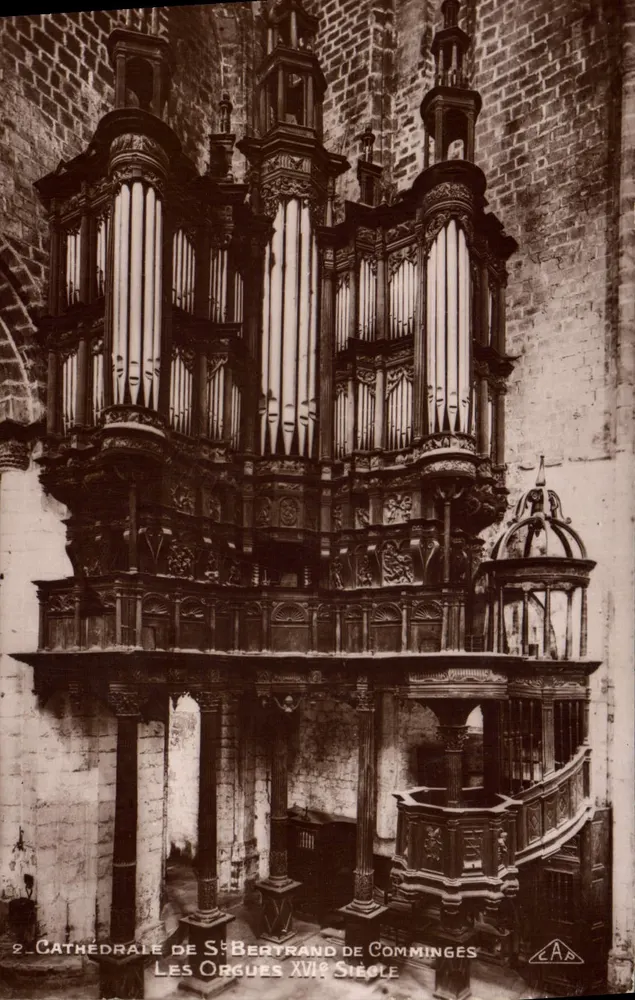 Kathedrale von Saint-Bertrand de Comminges — Die Orgeln des 17. Jahrhunderts — C.A.A. - Vorderseite