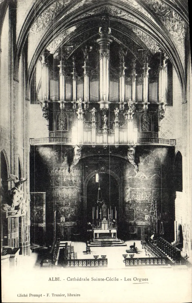 Albi - Kathedrale Sainte-Cécile - Die Orgeln — Cliché Prompt - F. Tranier, Buchhändler - Vorderseite