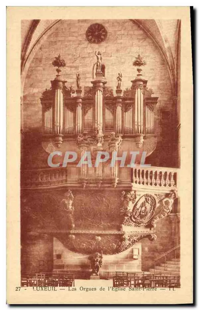 Cuxeuil — Innere Ansicht der Kirche Saint-Pierre — TL n°27 - Vorderseite