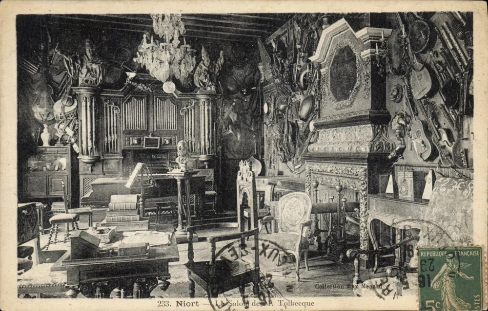 Niort — Der Salon von Herrn Tölbeeque — Sammlung Max Menald - Vorderseite