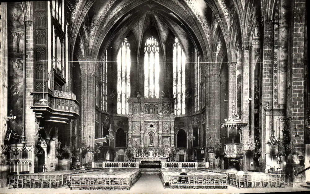 Innenansicht der Kathedrale Saint-Jean-Baptiste — Pégnyan (Pyrénées-Orientales) — Editions « MAN » - Vorderseite