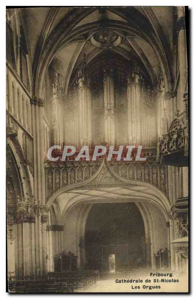 Kathedrale von St-Nicolas — Die Orgeln — Fribourg - Vorderseite
