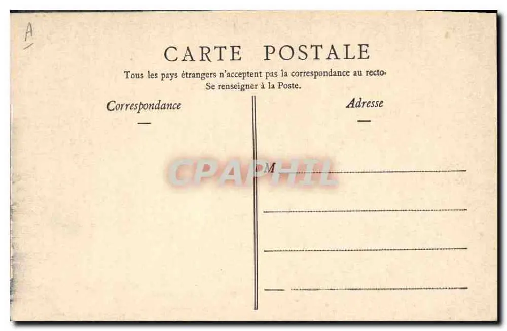Elektrizitätsstation — Moët & Chandon — Foto. Em. Choque, Verlag Epernay (Deposé) - Rückseite