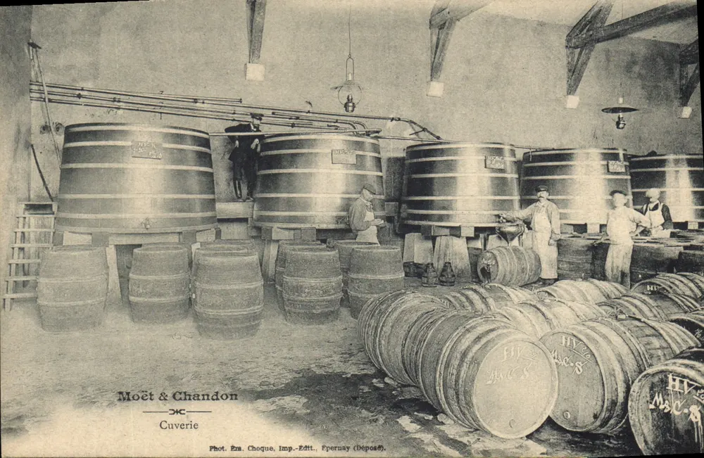 Gärtnerei von Moët & Chandon — Verleger: Ém. Choque, Épernay (Depot) - Vorderseite