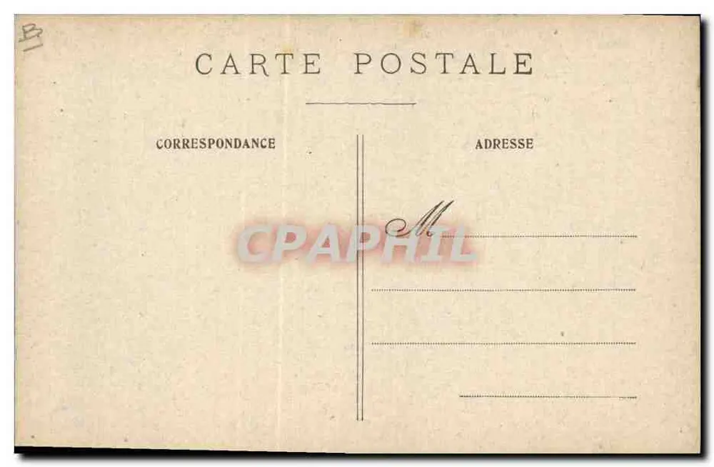 Paris — A Porta Saint-Denis — editor desconhecido - Verso