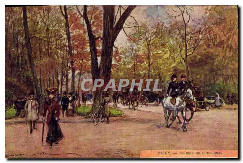 París — El Bois de Boulogne — Editor no identificado - Anverso