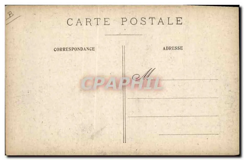 Paris, Côte du Carrousel — vista do jardim do Luxembourg — Georges Stein, Paris, Toulouse - Verso