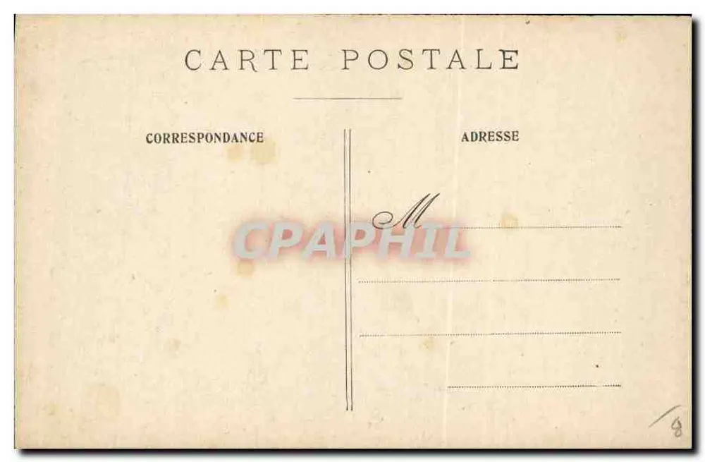 Paris. O Ponte do Carrousel — ilustração de Georges Stein - Verso