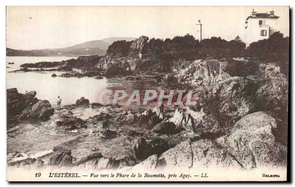 L'ESTÉREL — Blick zum Leuchtturm der Baumette, nahe Agay — SELCOTA - Vorderseite