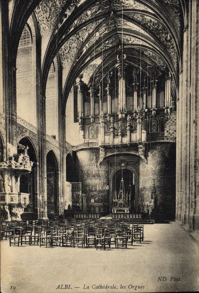 Albi — Die Kathedrale, die Orgeln — ND Pbot. - Vorderseite