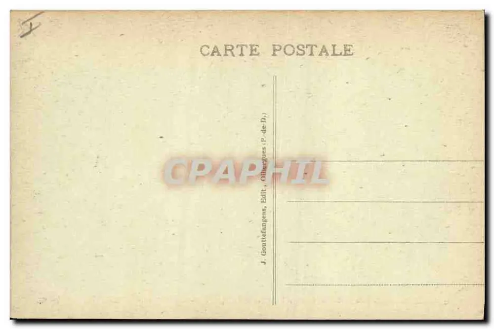 La Chaise-Dieu — Die Karyatiden des Orgelgehäuses (16. Jahrhundert) — Verlag: La Chaise-Dieu, Nr. 5144 - Rückseite
