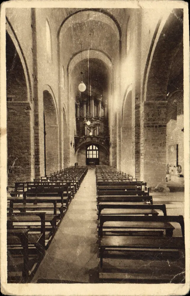Saint-Guilhem-le-Désert — Innenansicht der Abteikirche — Verleger Jean Bernard, Saint Étienne - Vorderseite