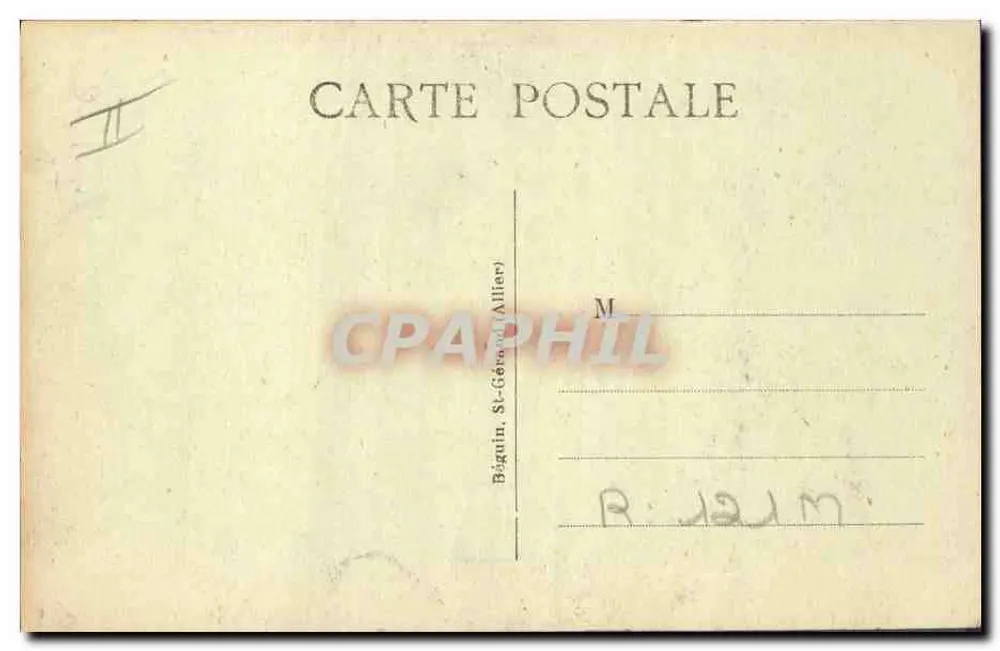 Pittoreskes Auvergne - 68. Auvergne-Bäuerin — Ideal - Rückseite