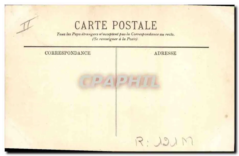 Tipos da Auvergne — A Bourrée — LL. - Verso