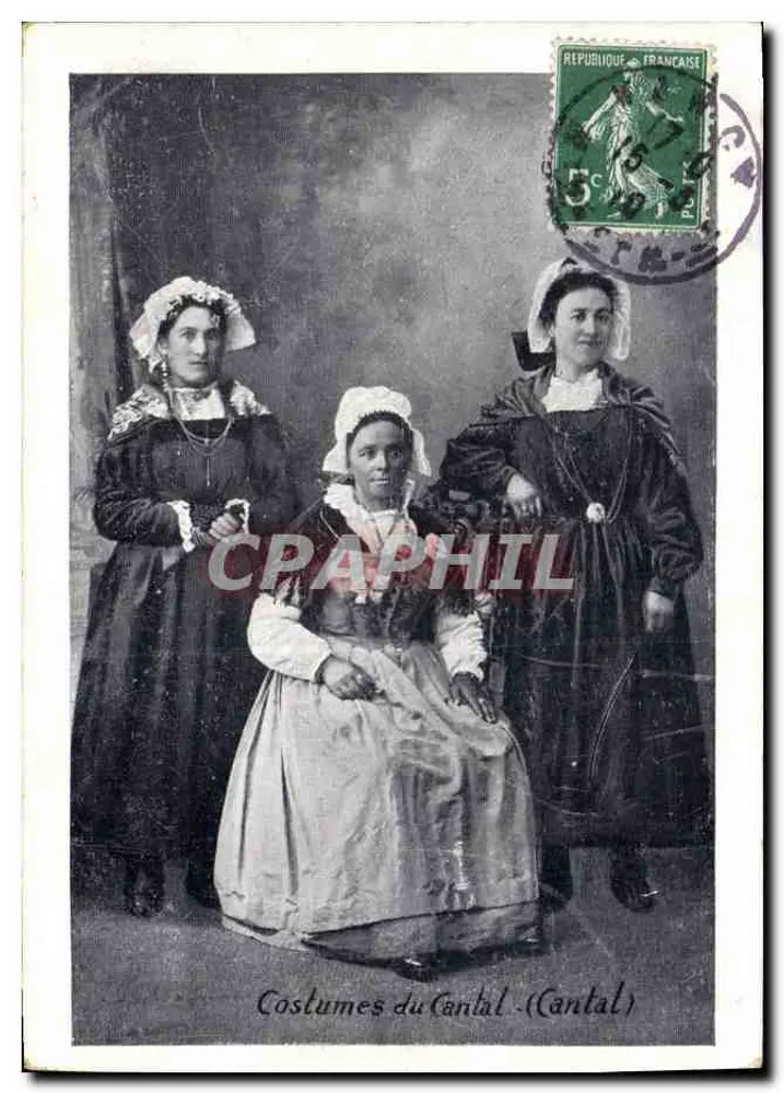 Trajes do Cantal — (Cantal) — - Frente